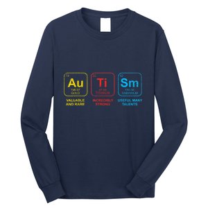 Autism Awareness Elements Periodic Table Asd Long Sleeve Shirt