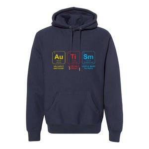 Autism Awareness Elements Periodic Table Asd Premium Hoodie