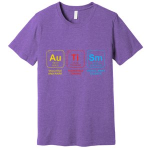 Autism Awareness Elements Periodic Table Asd Premium T-Shirt