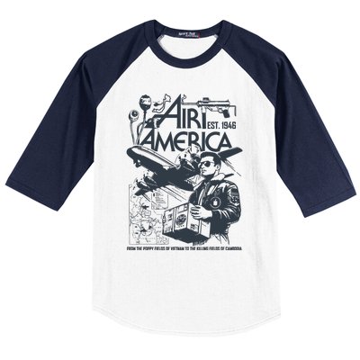 Air America Est1946 Baseball Sleeve Shirt