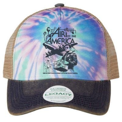 Air America Est1946 Legacy Tie Dye Trucker Hat