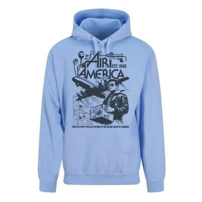 Air America Est1946 Unisex Surf Hoodie