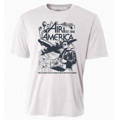 Air America Est1946 Cooling Performance Crew T-Shirt