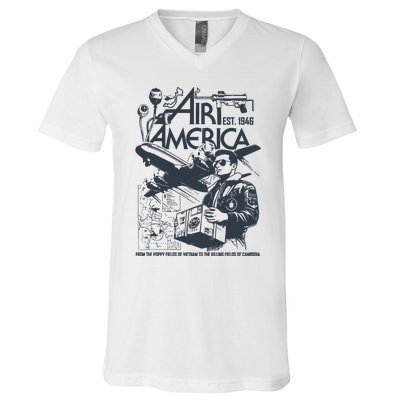 Air America Est1946 V-Neck T-Shirt