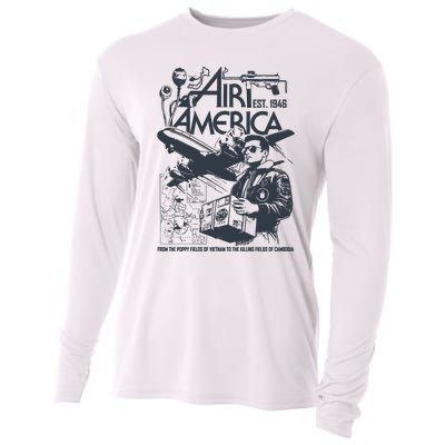 Air America Est1946 Cooling Performance Long Sleeve Crew