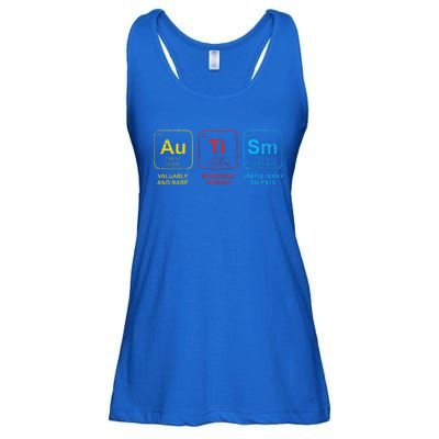 Autism Awareness Elements Periodic Table ASD Ladies Essential Flowy Tank