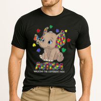 Autism Awareness Elephant Walking The Different Path Puzzle Performance Shirt