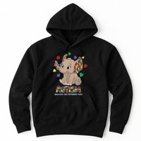 Autism Awareness Elephant Walking The Different Path Puzzle Hoodie