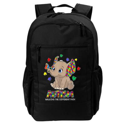 Autism Awareness Elephant Walking The Different Path Puzzle Backpack