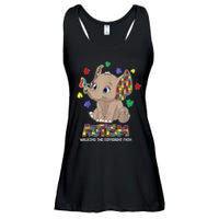 Autism Awareness Elephant Walking The Different Path Puzzle Ladies Essential Flowy Tank