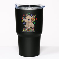 Autism Awareness Elephant Walking The Different Path Puzzle Tumbler
