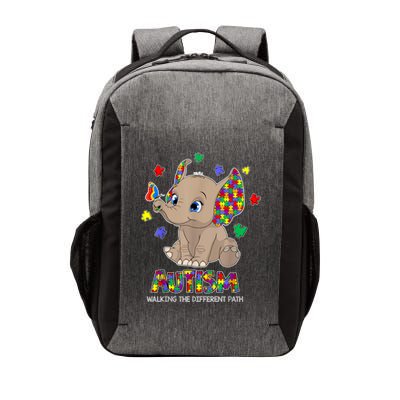 Autism Awareness Elephant Walking The Different Path Puzzle Vector Backpack