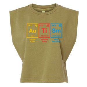 Autism Awareness Elets Periodic Table Asd Gift Garment-Dyed Women's Muscle Tee