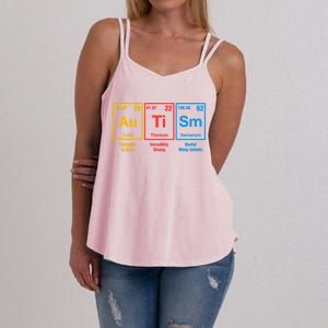 Autism Awareness Elets Periodic Table Asd Gift Women's Strappy Tank