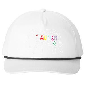 Autism Awareness Elephant Pride Snapback Five-Panel Rope Hat