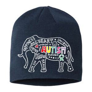 Autism Awareness Elephant Pride Sustainable Beanie