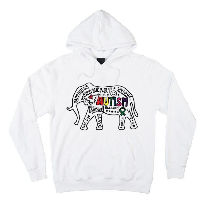 Autism Awareness Elephant Pride Hoodie