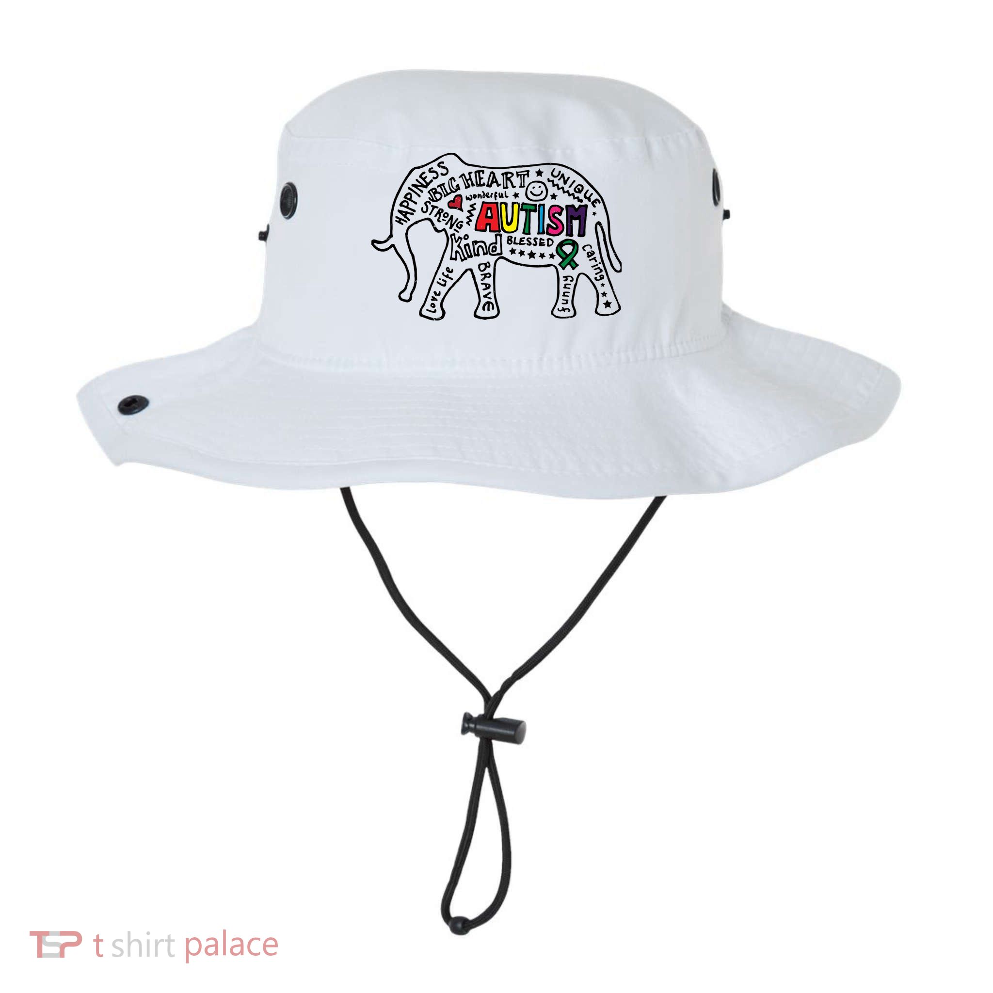 Autism Awareness Elephant Pride Legacy Cool Fit Booney Bucket Hat