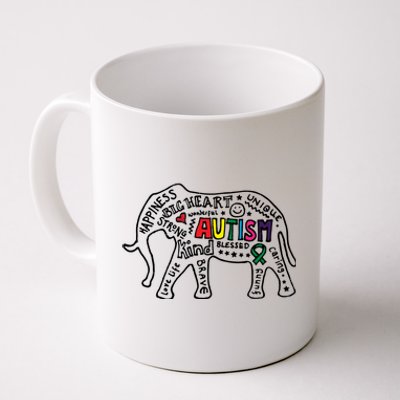 Autism Awareness Elephant Pride Coffee Mug