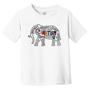 Autism Awareness Elephant Pride Toddler T-Shirt