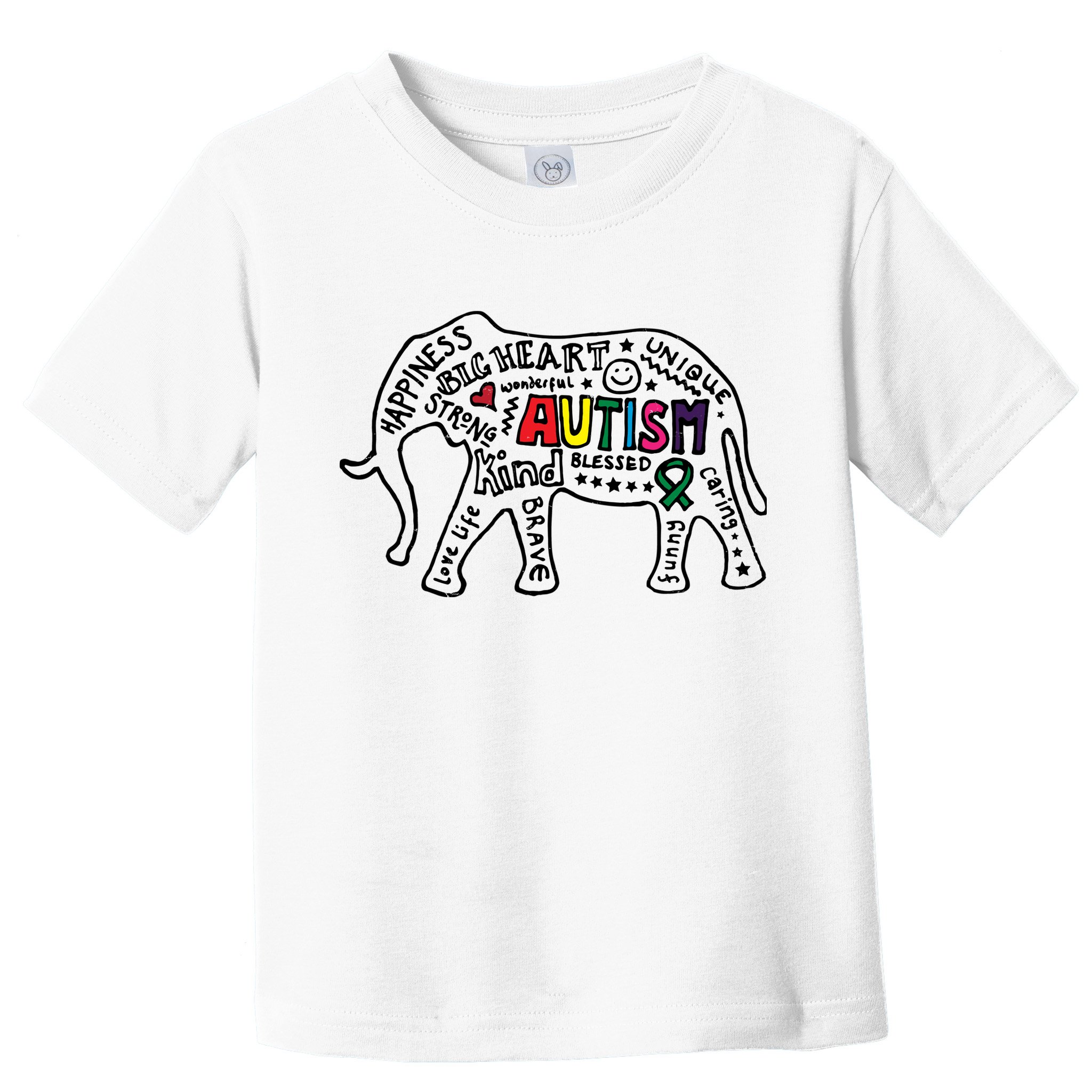 Autism Awareness Elephant Pride Toddler T-Shirt