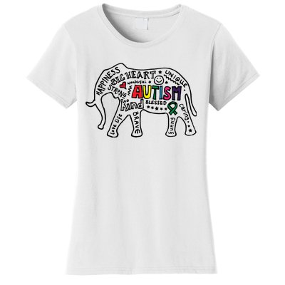 Autism Awareness Elephant Pride Women's T-Shirt