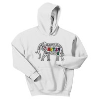 Autism Awareness Elephant Pride Kids Hoodie