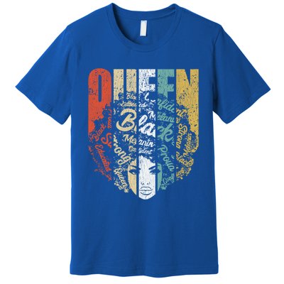 African American Educated Strong Black Queen Gift Premium T-Shirt