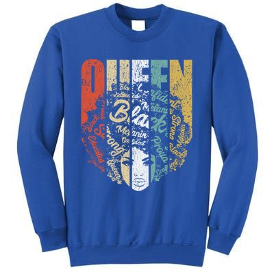 African American Educated Strong Black Queen Gift Tall Sweatshirt