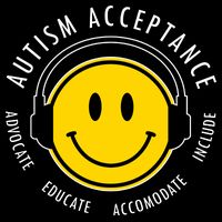 Autism Acceptance Educate Smiley Headphone Backpack