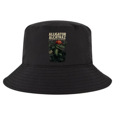 Alligator Alcatraz Escape Warning MAGA Cool Comfort Performance Bucket Hat