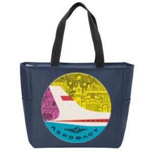 Aeroflot Zip Tote Bag