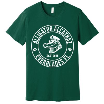 Alligator Alcatraz Everglades Florida Est 2025 Premium T-Shirt