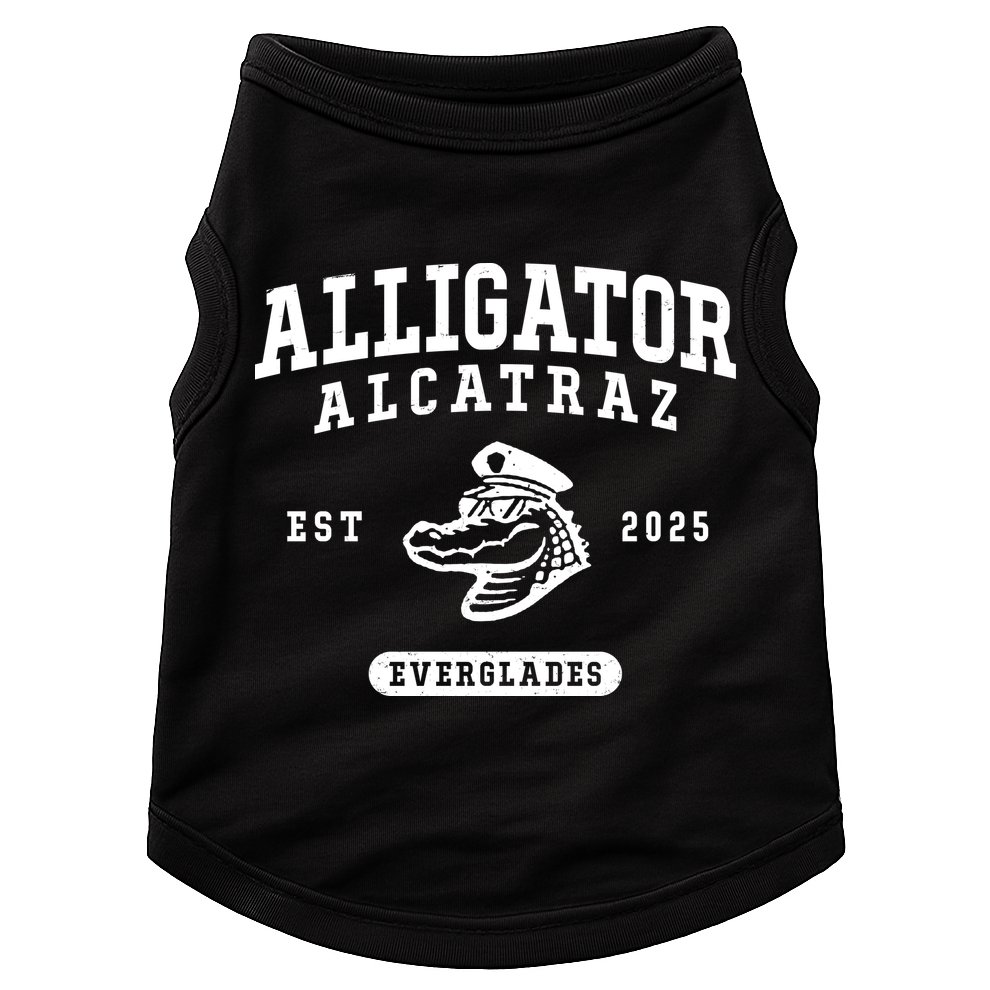 Alligator Alcatraz Everglades Est 2025 Doggie Tank