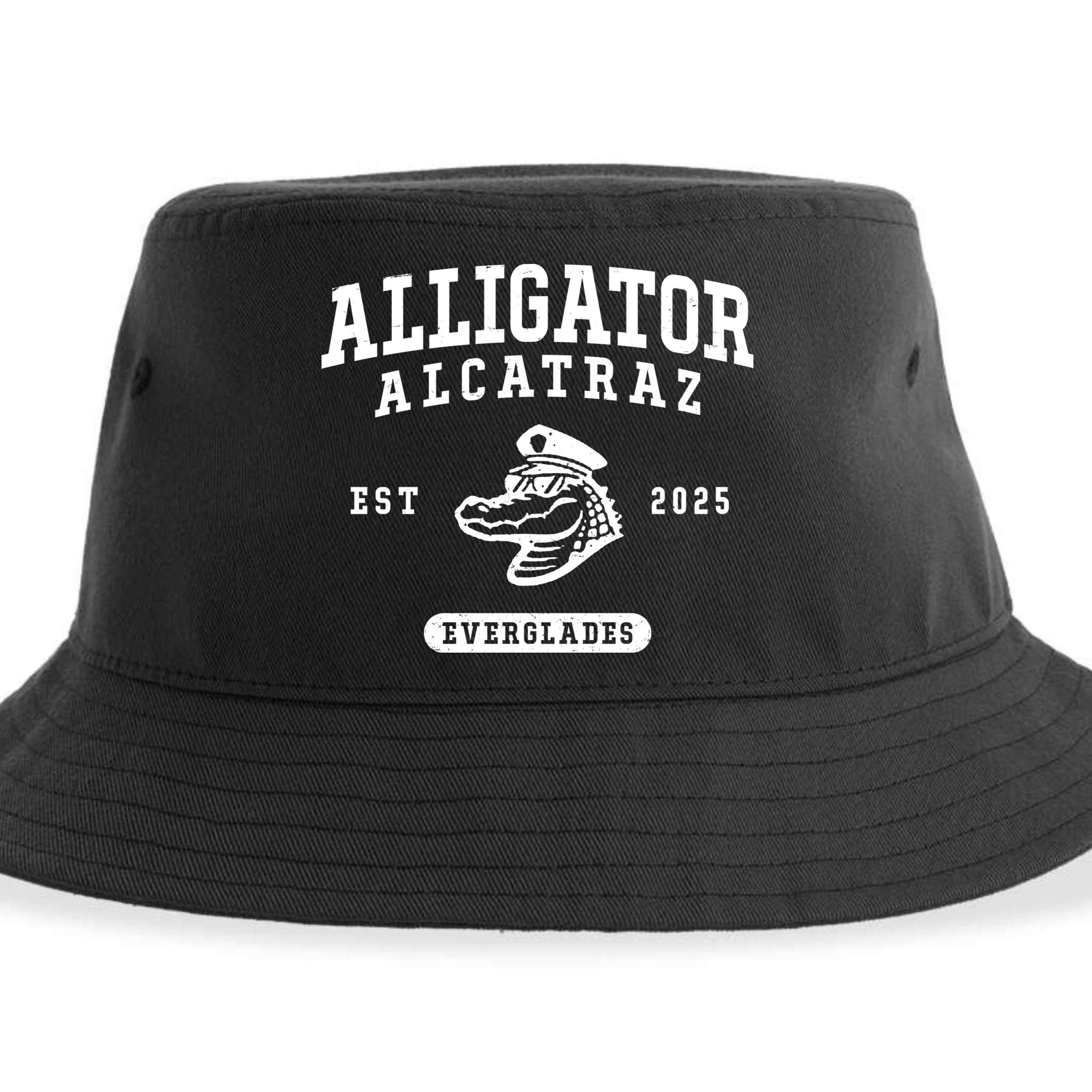 Alligator Alcatraz Everglades Est 2025 Sustainable Bucket Hat