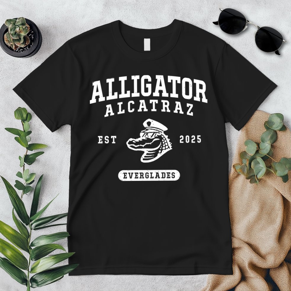 Alligator Alcatraz Everglades Est 2025 Premium T-Shirt