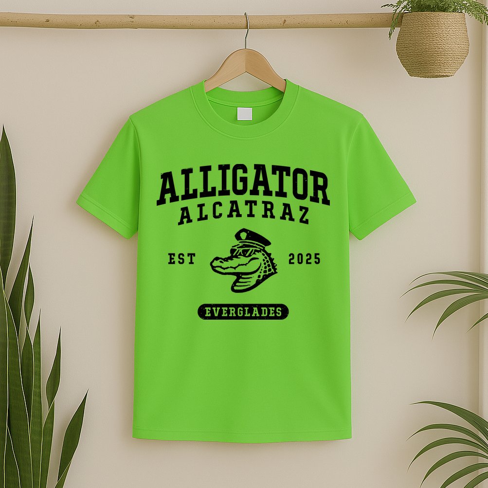 Alligator Alcatraz Everglades Est 2025 T-Shirt