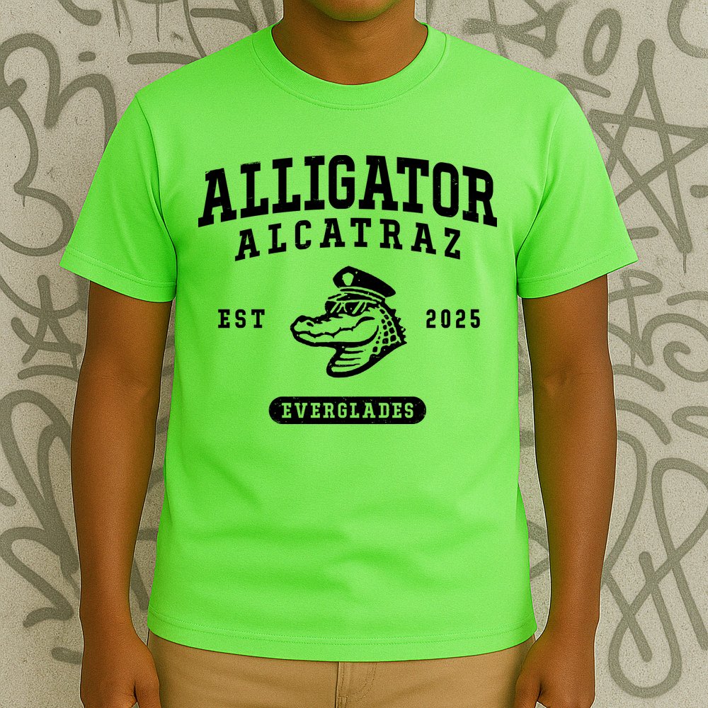 Alligator Alcatraz Everglades Est 2025 T-Shirt