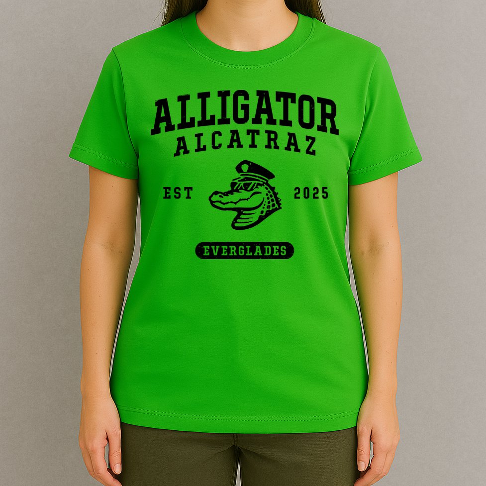 Alligator Alcatraz Everglades Est 2025 T-Shirt