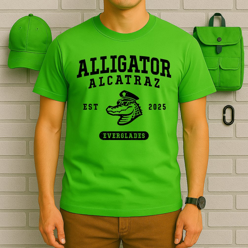 Alligator Alcatraz Everglades Est 2025 T-Shirt