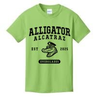 Alligator Alcatraz Everglades Est 2025 Kids T-Shirt