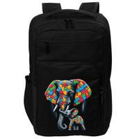 Autism Awareness Elephant Puzzles Autism Mom Support Gift Impact Tech Backpack