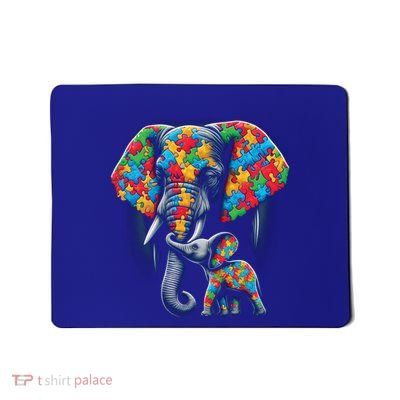 Autism Awareness Elephant Puzzles Autism Mom Support Gift Mousepad