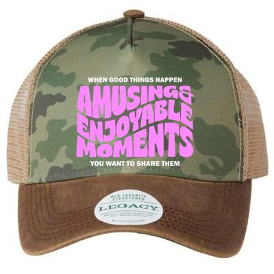 Amusing And Enjoyable Moments Legacy Tie Dye Trucker Hat