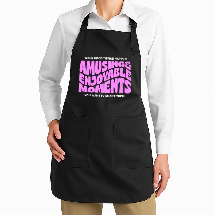 Amusing And Enjoyable Moments Apron