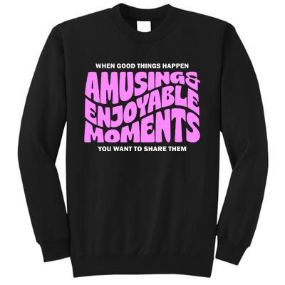 Amusing And Enjoyable Moments Sweatshirt