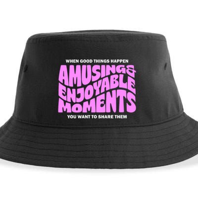 Amusing And Enjoyable Moments Sustainable Bucket Hat