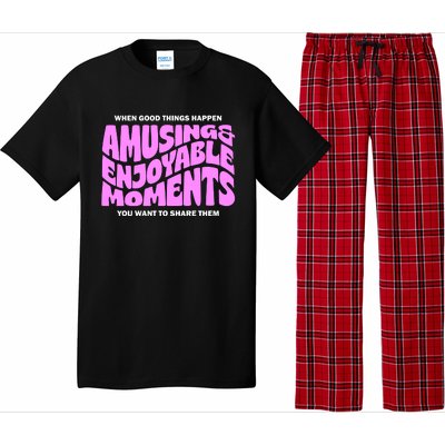 Amusing And Enjoyable Moments Pajama Set