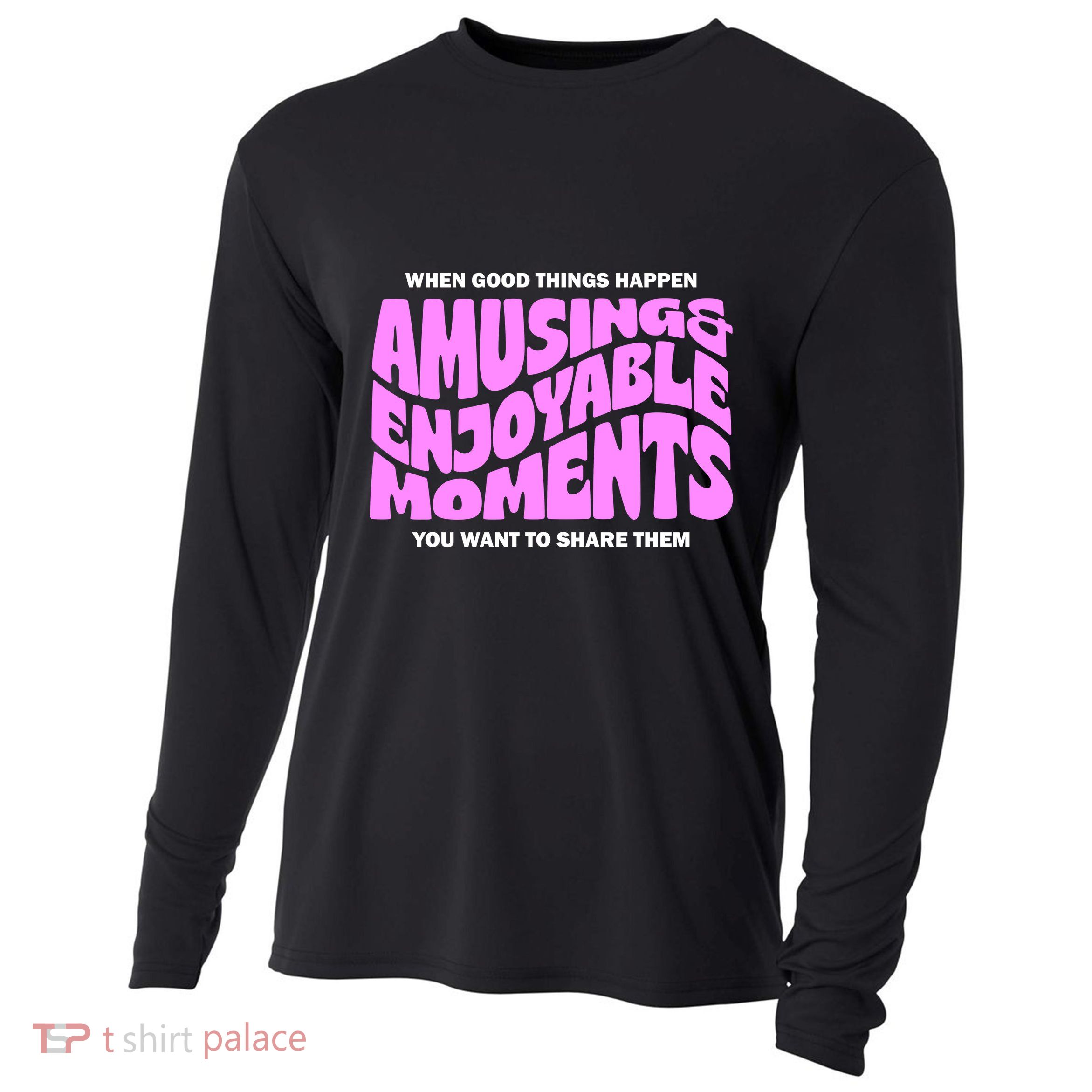 Amusing And Enjoyable Moments Cooling Performance Long Sleeve Crew
