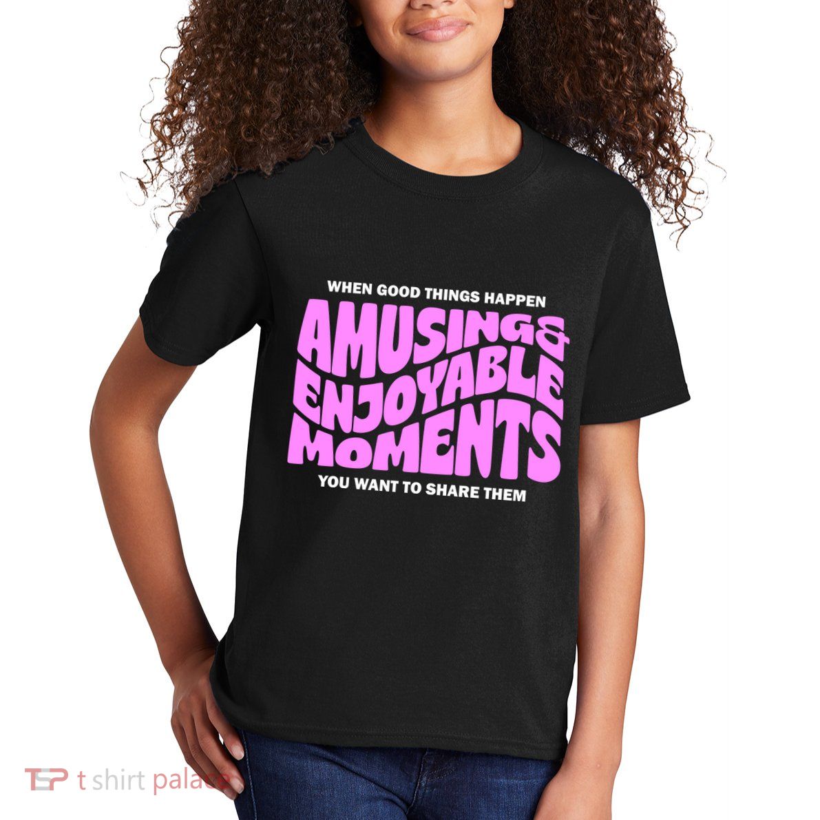 Amusing And Enjoyable Moments Kids T-Shirt
